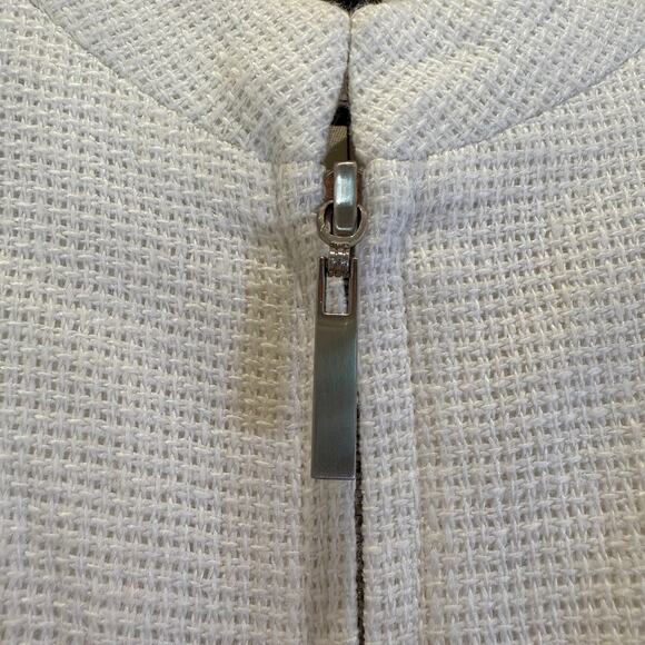 VTG Deadstock Company Ellen Tracy Linen Blazer Women's Size 16 White Vintage - Picture 3 of 13